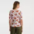 Women's Elbow Sleeve Crewneck Garden Tee- Sunshade UPF 50 Quick Dry, Back