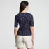 Women's Elbow Sleeve Crewneck Garden Tee- Sunshade UPF 50 Quick Dry, Back