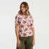 Women's Elbow Sleeve Crewneck Garden Tee- Sunshade UPF 50 Quick Dry, Front