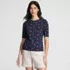 Women's Elbow Sleeve Crewneck Garden Tee- Sunshade UPF 50 Quick Dry, Front