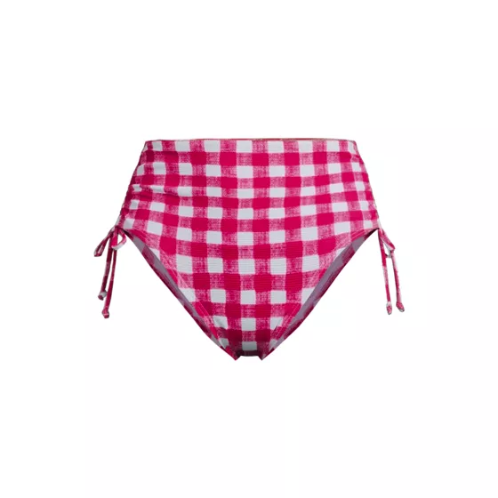 Women's Pique High Waisted Adjustable Bikini Bottoms - primary