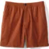 Men's 7" Linen Cotton Elastic Waist Short, alternative image