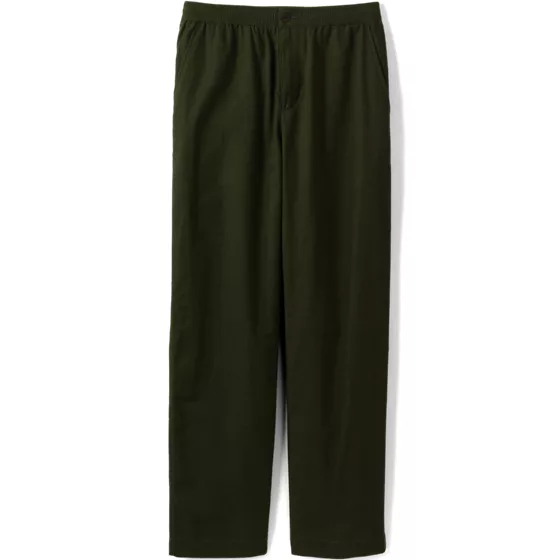 Men's Linen Cotton Elastic Waist Pant - primary