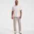 Men's Linen Cotton Elastic Waist Pant, alternative image