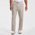 Men's Linen Cotton Elastic Waist Pant, Front