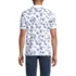 Men's Short Sleeve Pique Printed Polo, Back