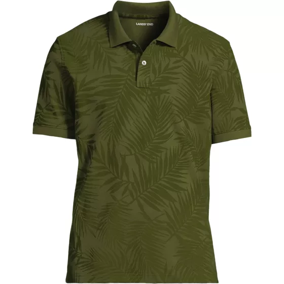 Men's Short Sleeve Pique Printed Polo - primary
