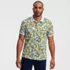 Men's Short Sleeve Pique Printed Polo, Front