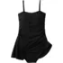 Women's Sculpting Bandeau Lace Back Mini Swim Dress, alternative image