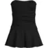 Women's Sculpting Bandeau Lace Back Mini Swim Dress, Front