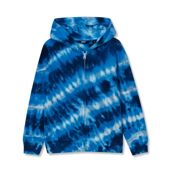 Boys Full Zip French Terry Hooded Sweatshirt - primary