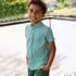 Boys Short Sleeve Button Down Performance Shirt, alternative image