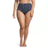 Women's Plus Size Pique High Waisted Adjustable Bikini Bottoms, alternative image