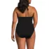 Women's Plus Size Knot Twist Halter One Piece, Back