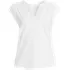 Women's Cap Sleeve Lightweight Jersey Lace Shoulder Tee, Front