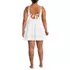 Women's Plus Size New Tiered Cover Up Mini Dress, Back