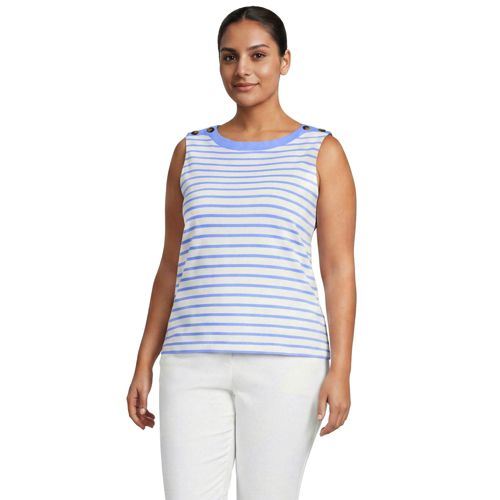 Women's Mariner Button Shoulder Tank - image 2