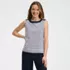 Women's Mariner Button Shoulder Tank, Front