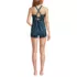 Women's Essential Tie Back Ruched Tankini and Shorts Two Piece Set, Back