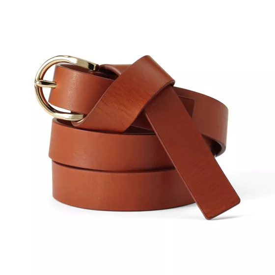 Women's Leather Knot Belt - primary