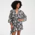 Women's Cotton Tie Front Kimono Cover Up, Front