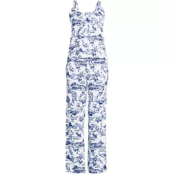 Women's Cooling 2 Piece Pajama Set - Flowy Tank and Pants - primary