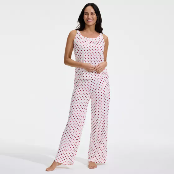 Women's Cooling 2 Piece Pajama Set - Flowy Tank and Pants - primary