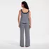 Women's Cooling 2 Piece Pajama Set - Flowy Tank and Pants, Back