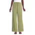 Women's Seersucker High Rise Drawstring Wide Leg Pants, Front
