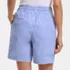 Women's Seersucker High Rise Pull On 7" Shorts, Back