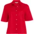 Women's Poplin Button Front Shirt, Front