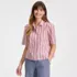 Women's Poplin Button Front Shirt, Front
