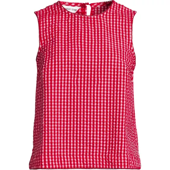 Women's Plus Size Seersucker Matchback Shell - primary
