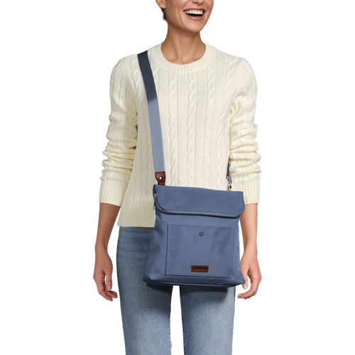  Lands' End Rucksack Mit Klappe, Damen, Größe:null Regular, Blau, By Lands' End 