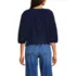 Women's Gathered Eyelet Top, Back