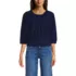 Women's Gathered Eyelet Top, Front