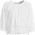 Women's Gathered Eyelet Top, Front