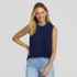 Women's Sleeveless Eyelet Pullover Top, alternative image