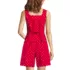 Women's Poplin Square Neck Vest, Back