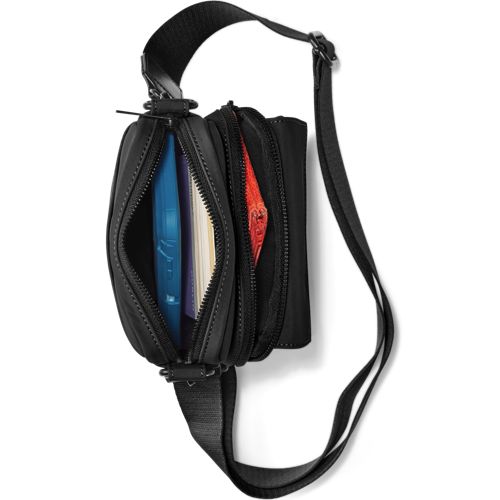  Lands' End Messenger-umhängetasche, Damen, Größe:null Regular, Schwarz, By Lands' End 