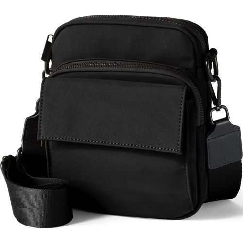  Lands' End Messenger-umhängetasche, Damen, Größe:null Regular, Schwarz, By Lands' End 