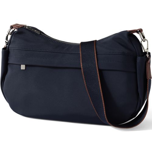  Lands' End Umhängetasche Aus Nylon, Damen, Größe:null Regular, Blau, By Lands' End 