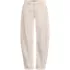 Women's Soft Denim Mid Rise Relaxed Barrel Ankle Jeans, Front