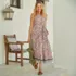 Women's Poplin Halter Midi Dress, alternative image