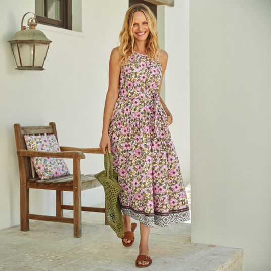 striped summer dress Ready for the Beach Striped Midi Dress – Jolie Vaughan Boutique
