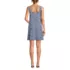 Women's Silky Knit Mini Shift Dress, Back