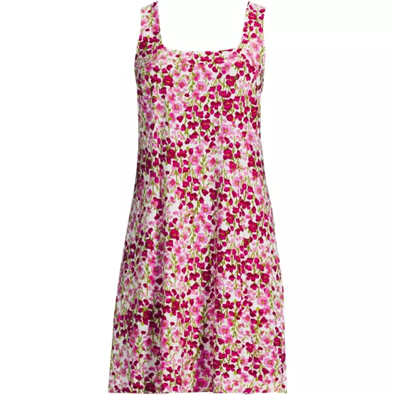 Women's Silky Knit Mini Shift Dress - primary