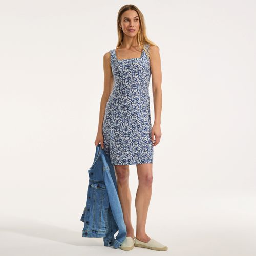 Women's Silky Knit Mini Shift Dress - image 4