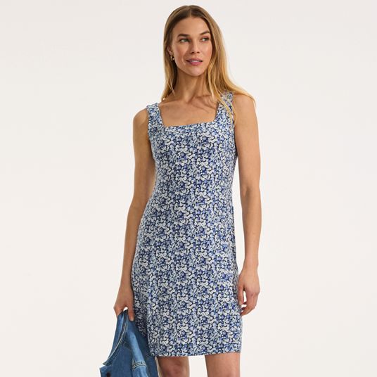 sachin and babi light blue dress Women's Knee-Length Dresses main image 1