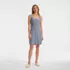 Women's Silky Knit Mini Shift Dress, Front